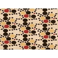 thumbnail image 1 of Ahgly Company Machine Washable Indoor Rectangle Transitional Red Brown Area Rugs, 3' x 5', 1 of 7
