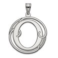 thumbnail image 1 of Initiale Script Fantaisie en Argent Sterling Rhodié QC8999O (mm x mm), 1 of 2