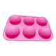thumbnail image 1 of Injueey Molde para hornear pudín de 6 cavidades, molde para hornear en forma de media bola, magdalenas, magdalenas, cubitos de hielo, molde de silicona, Herramientas y accesorios para hornear PC 1 Injueey HA001607-00, 1 of 6