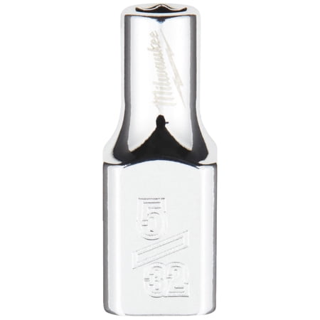 UPC: 0045242565184 | Milwaukee-45-34-9000 1/4 in. Drive 5/32 in. SAE 6-Point Socket