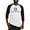 Black/White, variant on CafePress - Delta Tau Delta Black Stacked Signature Baseball Jersey - Cotton Baseball Jersey, 3/4 Raglan Sleeve Shirt