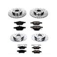 thumbnail image 3 of PowerStop Front and Rear Z23 Evolution Sport Carbon-Fiber Ceramic Brake Pad and Drilled & Slotted Rotor Kit Fits: FORD Select Models K5977, 3 of 10