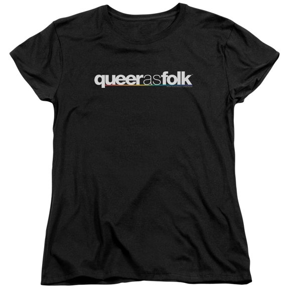 Queer As Folk Logo Women's T-Shirt Black