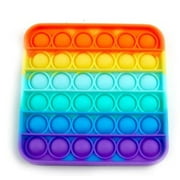 Pop-It Fidget Toy- Rainbow Square