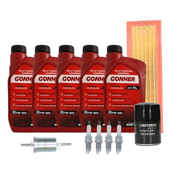 Kit Afinacion Ford Fiesta 2003-2010 1.6 Buja Gonher 20w50