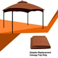 thumbnail image 4 of Eurmax 10x12 Gazebo Replacement Canopy 2 Tier Replacement Canopy,Rust, 4 of 5
