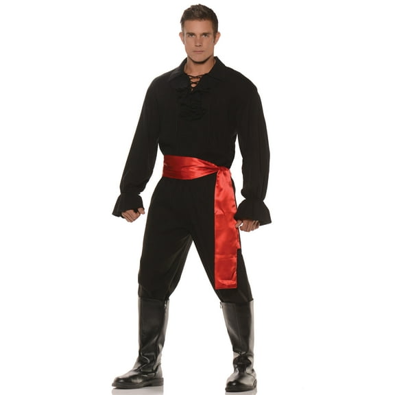 High Seas Bandit Black Adult Costume