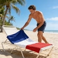 thumbnail image 3 of Diceymbol France Flag Beach Towels Oversized 55x28 In Quick Dry Sand Free Microfiber Beach Towel Soft Absorbent Large Lightweight Travel Towel For Adult Beach Pool Vacation Use, 3 of 7