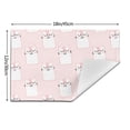 thumbnail image 3 of YFYANG Washable Heat-Resistant Placemats, 70% PVC/30% Polyester, Pink Cute Cat Pattern Kitchen Table Mat, 12" x 18" 1 Piece, 3 of 6