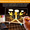 thumbnail image 4 of ZheElen Illuminated Note Boards To Exercise Childrens Imagination LED Letter Message Board Forsticky Note 15*15CM, 4 of 6