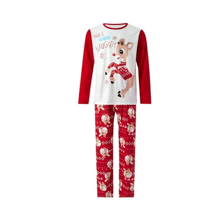 

Family Christmas Outfits Matching Sets Party Pajamas Family Xmas Raglan Shirt Holiday Loungewear