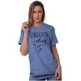 thumbnail image 3 of Oregon is Calling and I Must Go Women's Graphic T Shirt Tees Brisco Brands S, 3 of 6