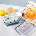 thumbnail image 4 of Refrigerator Ice Cube mold Homemade ice cube box with ice blocks, 4 of 4