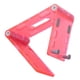 thumbnail image 3 of Soporte para teléfono de escritorio Soporte para teléfono de plástico plegable para oficina en casa Soporte para teléfono móvil ajustable en ángulo, rosa rojo Inevent EL4391-02B, 3 of 7