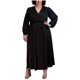 thumbnail image 1 of Signature by Robbie Bee Womens Maxi A-line Dress, black, Plus Size, 22W, 1 of 1