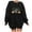 Black-Halloween Shirts, variant on Jsaierl Halloween Sweatshirts Women Plus Size Pumpkin Ghost Graphic Sweatshirt Going Out Crewneck T-shirt Long Sleeve Tunic Pullover Tops Halloween Clothes