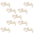 thumbnail image 5 of Troglfold Wood Piece Prop 15pcs Wooden Family Cutout Letters for Wedding Party Decorations,1.93"X1.1"X0.1", 5 of 10