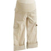 Maternity Full-Panel Convertible Roll-Cuff Cargo Pants
