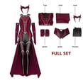 thumbnail image 1 of P-jsmen-Disfraz de Wanda Maximoff para mujer, conjunto completo de capa y pantalones de bruja escarlata, accesorios de Halloween, 1 of 4