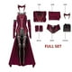 thumbnail image 1 of P-jsmen-Disfraz de Wanda Maximoff para mujer, conjunto completo de capa y pantalones de bruja escarlata, accesorios de Halloween, 1 of 4