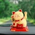thumbnail image 6 of Lucky Maneki Neko Cat Chinese Beckoning Fortune Waving Arm Home Car Decoration, 6 of 9