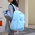 thumbnail image 2 of Mochila de dibujos animados para estudiante Bookbag Set con caja de almuerzo Estuche de lápices Azul 3 piezas FLhrweasw Para estrenar, 2 of 5