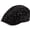 Black, variant on Single-Color Sequin Beret Cap Comfortable All-Match Beanie Artist Hat Outdoor Travel Casual Sunshade Duckbill Cap