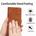 thumbnail image 2 of for Samsung Galaxy S24 Wallet Case with 2 Card Slots & 1 Cash Pocket, 3 in 1 PU Kickstand PU Leather Phone Cover Magnetic Flip Phone Case, Sturdy & Shockproof Phone Case with Wrist Strap - Brown, 2 of 7