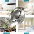 thumbnail image 3 of Bgsha Grille d'Aération Réglable en Acier Inoxydable, Couvercle Rond pour Évent d'Évacuation, Ventilation, Chauffage, Refroidissement et Air, Port d'Échange d'Air Frais, 3 of 10