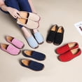 thumbnail image 6 of Big Size Women's Casual Loafers Slip On Leather Shoes Lightweight Walking Shoes Moccasins Classic Penny Loafer Flats Boat Shoes, 6 of 6