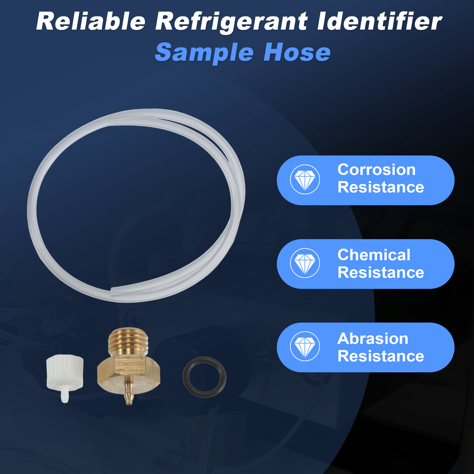 Unique Bargains 16106 Refrigerant Identifier Hose for Robinair 16900 R-1234YF AC