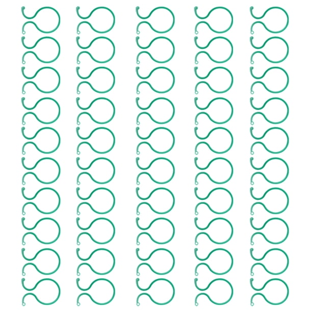 Kearding Soporte para plantas de jardín, 50/100 Uds., pinzas para enrejado para vid, vegetales, nuevo cultivo de tomate, soporte vertical para plantas de Jardín y Patio Verde 50 piezas S Kearding HA004938-01