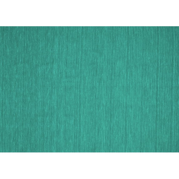 Ahgly Company Indoor Rectangle Abstract Turquoise Blue Contemporary Area Rugs, 2' x 4'