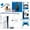 Starlight Blue, variant on Sony Playstation 5 Slim Disc Bundle with Extra Cobalt Blue Controller, Plantronics Headset, FPS Grip Kit, Dual Charge Dock and MightySkins Decal Voucher