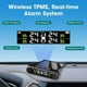 thumbnail image 4 of Sistema universal de monitoreo de presión de neumáticos para vehículos recreativos con 4 sensores inalámbricos | Carga solar y USB | Visualización de presión y temperatura en tiempo real | Alertas, 4 of 9