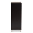 thumbnail image 5 of Baxton Studio Ernest Modern and Contemporary Dark Brown Finished Wood 2-Door Shoe Storage Cabinet, 5 of 10