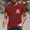 thumbnail image 2 of Mens Work Shirt Fashion Printed Comfort Breathable Beach Vacation Clothes for Men,Wine,2XL, 2 of 4