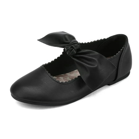 

Girls Kid Slip On Flats Dress Shoes Strap Mary Jane Shoes Flat Shoes Size US