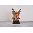 thumbnail image 4 of Orinova Tiffany-Style Traditional Butterfly Table Lamps Decorative Nightstand Light 9''H Multi-color, 4 of 6