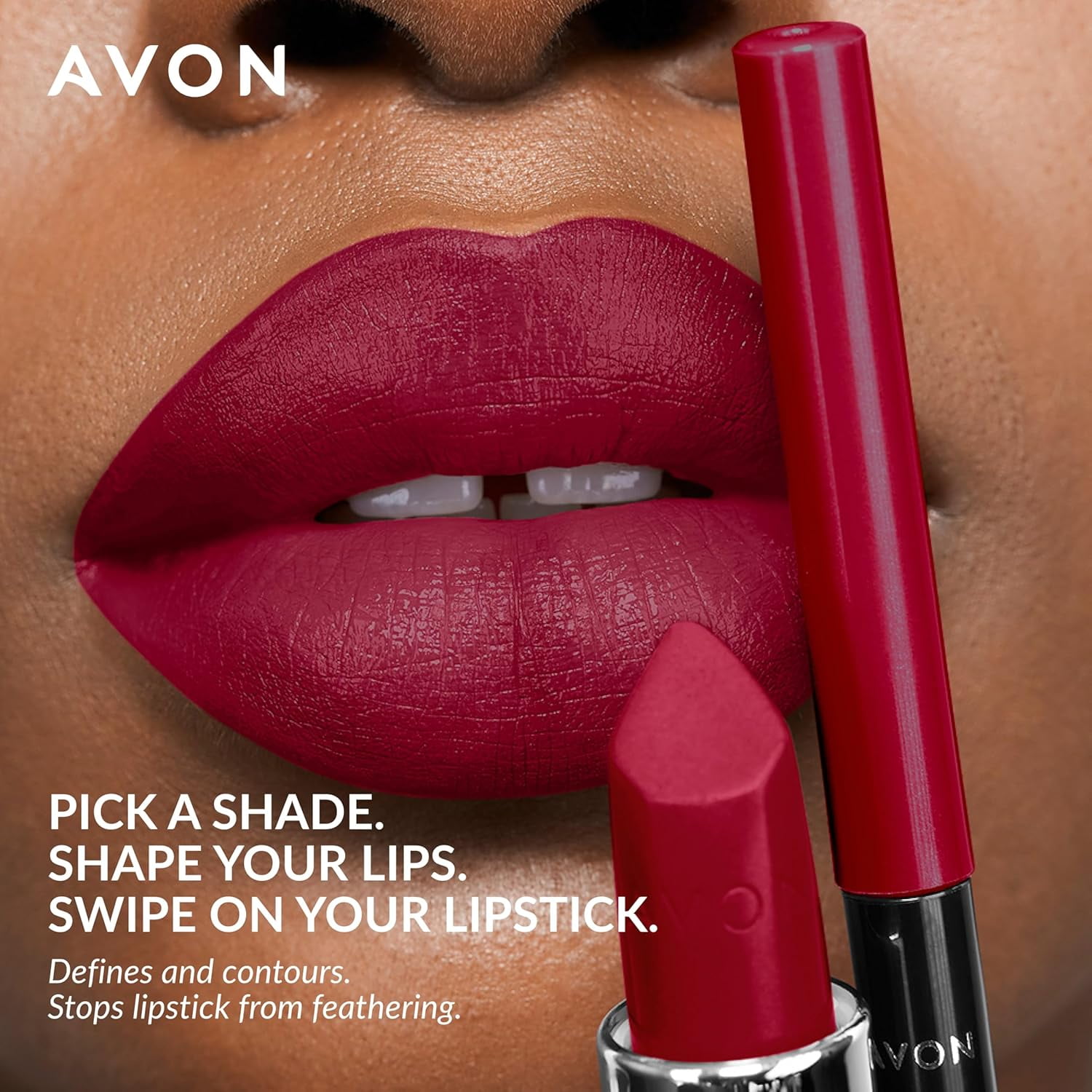 Avon Glimmersticks Retractable Lip Liner / PINK BOUQUET / SET OF 4