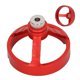 thumbnail image 5 of 3 in 1 Vertical Hole Punch Locator with 6 Drill Bushings Woodworking Drill Bit Guide Jig Fixture Red, 5 of 5