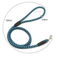 thumbnail image 2 of Striped Checkered Pet Leash, Green Dog Leash - Qyaukm 4Ft 1/3In Light Weight Strong Green Dog Leash for Small Dogs & X Small Dogs Highly Reflective Rope Puppy Leash for Casual Walk, 2 of 7
