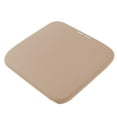 thumbnail image 2 of Universal Car Seat Cushion, Beige Ventilated Silica Gel Pad, Non-Slip Bottom, 15x15 Inches, All-Season Comfort for Driver and Passenger, Easy Install with Storage Pocket, 2 of 8