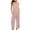 Pink, variant on Kaemgyyd Corduroy Overalls for Women Casual Loose Sleeveless Jumpsuits Solid Color Backless Baggy Rompers with Pockets