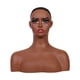 thumbnail image 1 of Cabeza de Maniquí de peluca para mujer con hombro, soporte de exhibición de peluca multifuncional, cabeza de Maniquí de exhibición para rizos, 1 of 9