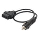 thumbnail image 4 of Cable de memoria para coche, OBD2 macho a encendedor de cigarrillos OB Maleto Cable conector macho OBD Cable adaptador Ultra sensible, 4 of 12
