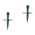 thumbnail image 4 of WORGEOUS 2pcs Ground Spike Parasol Umbrella Ground Spike Umbrella Base For Patio Umbrella Base Plastic Beach Umbrella Sand Anchor, 4 of 8