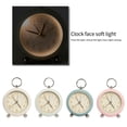 thumbnail image 4 of Methold Práctico y duradero reloj despertador Retro junto a la cama para un práctico reloj despertador junto a la cama decoración del hogar Electrónica blanco lechoso, 4 of 6
