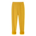 thumbnail image 3 of Kids Toddler Girls Leggings Solid Warm Thick Fleece Lined Skinny Pants Trousers Teenage Child 3-13 Years, 3 of 7