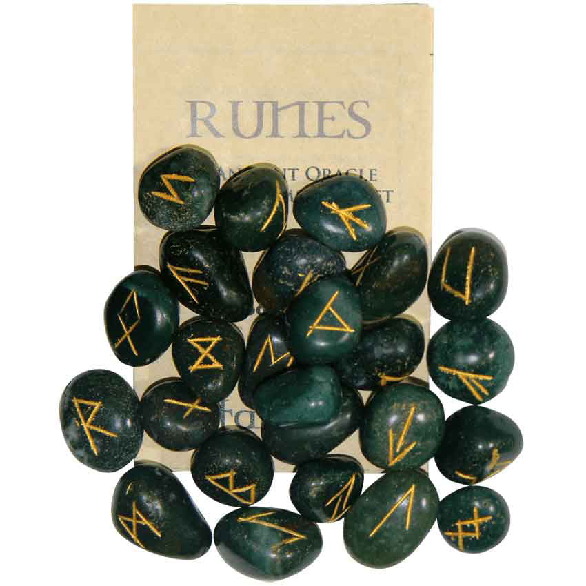 Shungite Reiki Healing Tumbled Rune Set With Carry Pouch set of 25pcs Free Ship 